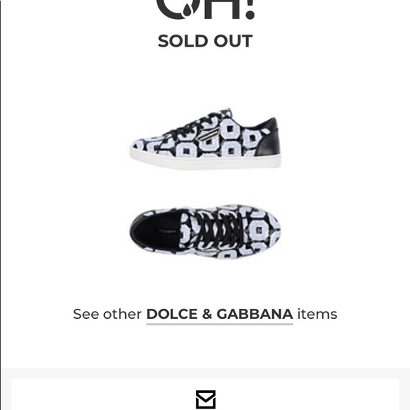 DOLCE & GABBANA- New 
Sequin Low-Top Sneakers - Picture 4 of 5